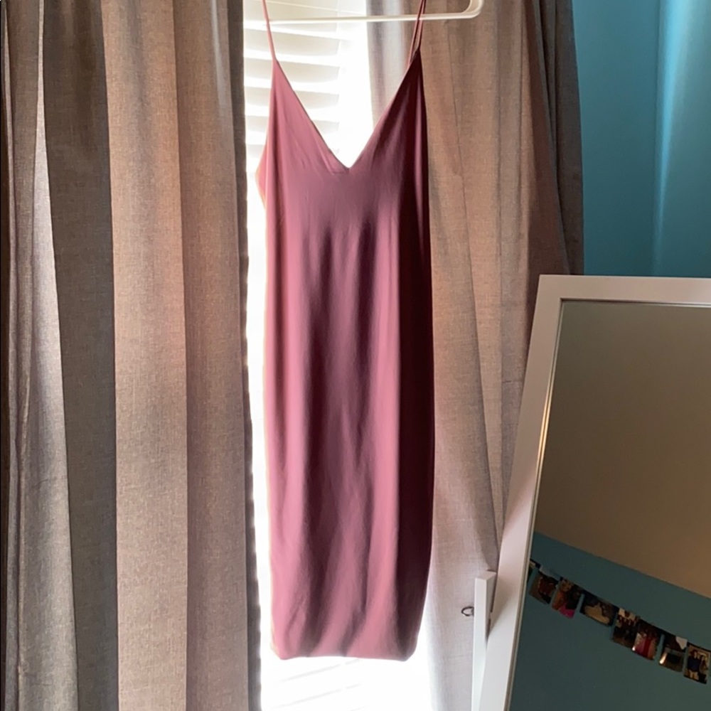 Plum tight dress